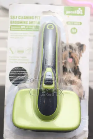 Pecute Self-Cleaning Grooming Brush for Dogs, Cats, Rabbit
