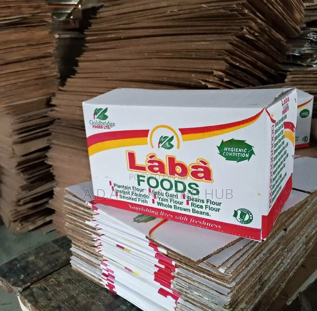 White Branded Carton Box