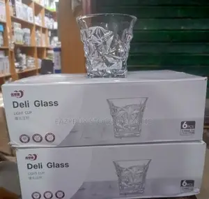 6pcs Diamond Whiskey Glass Cup