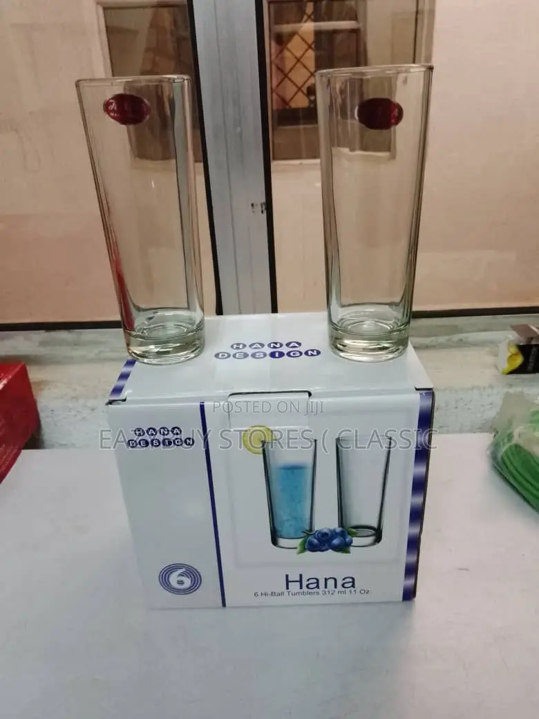 6pcs Hiball Glass Cup
