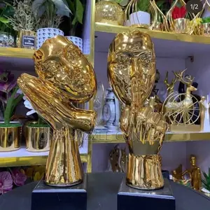 Shiny Gold No Evil Figurine
