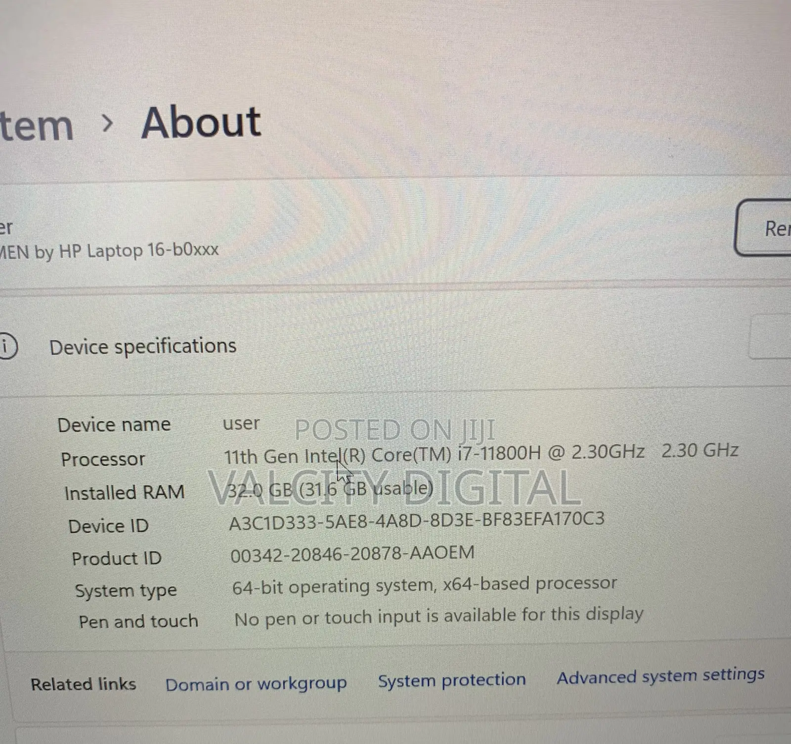 Laptop HP Omen 16 32GB Intel Core I7 SSD 1T