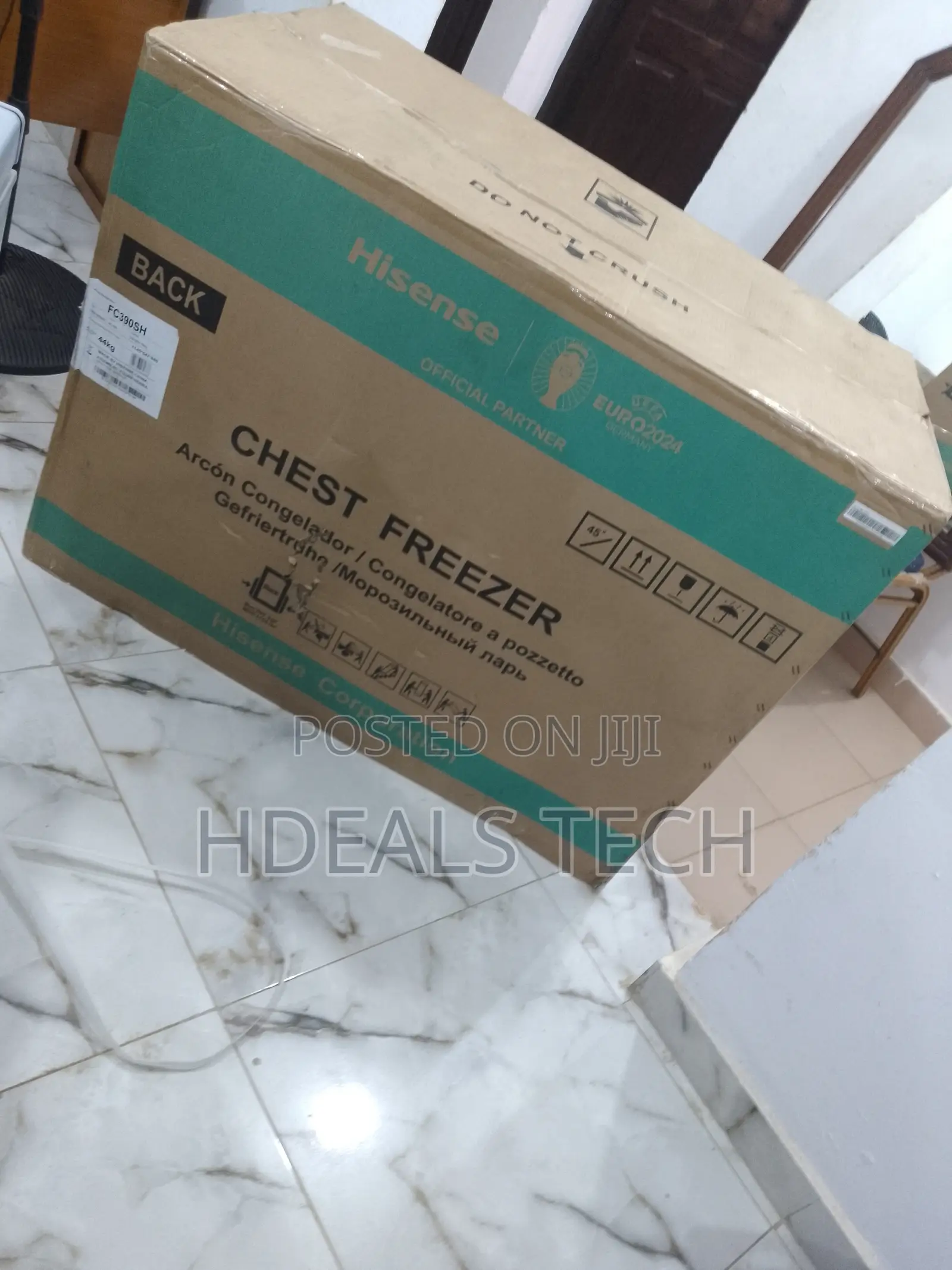 LED Light - Hisense Deep Chest Freezer.