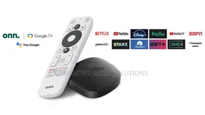 Onn. Streaming TV Box (2nd Gen, 2023 Release) With Google