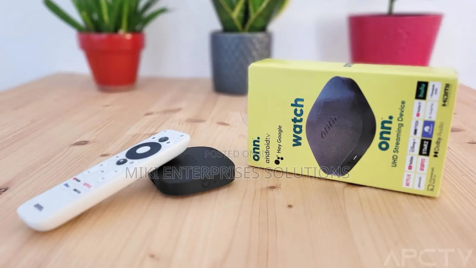 Onn. Streaming TV Box (2nd Gen, 2023 Release) With Google