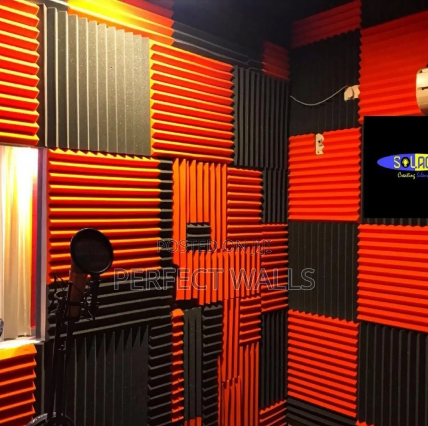 Sound Treatment Using Accustic Foam
