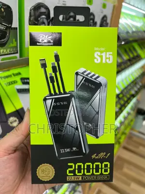 BK New Online Power Bank Capacity 20000 Mah Slim Power Bank