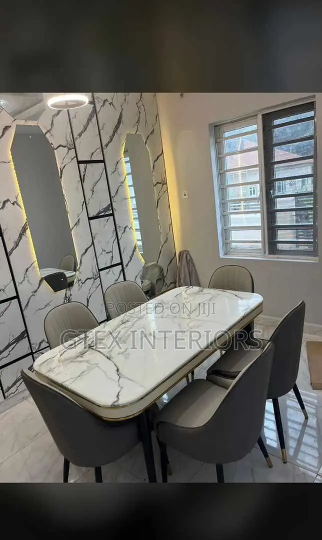 Marble Dinning Table Set