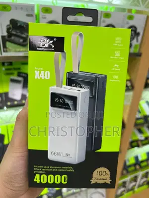 Bk 40000mah Portable Power Banks Super Fast Charging