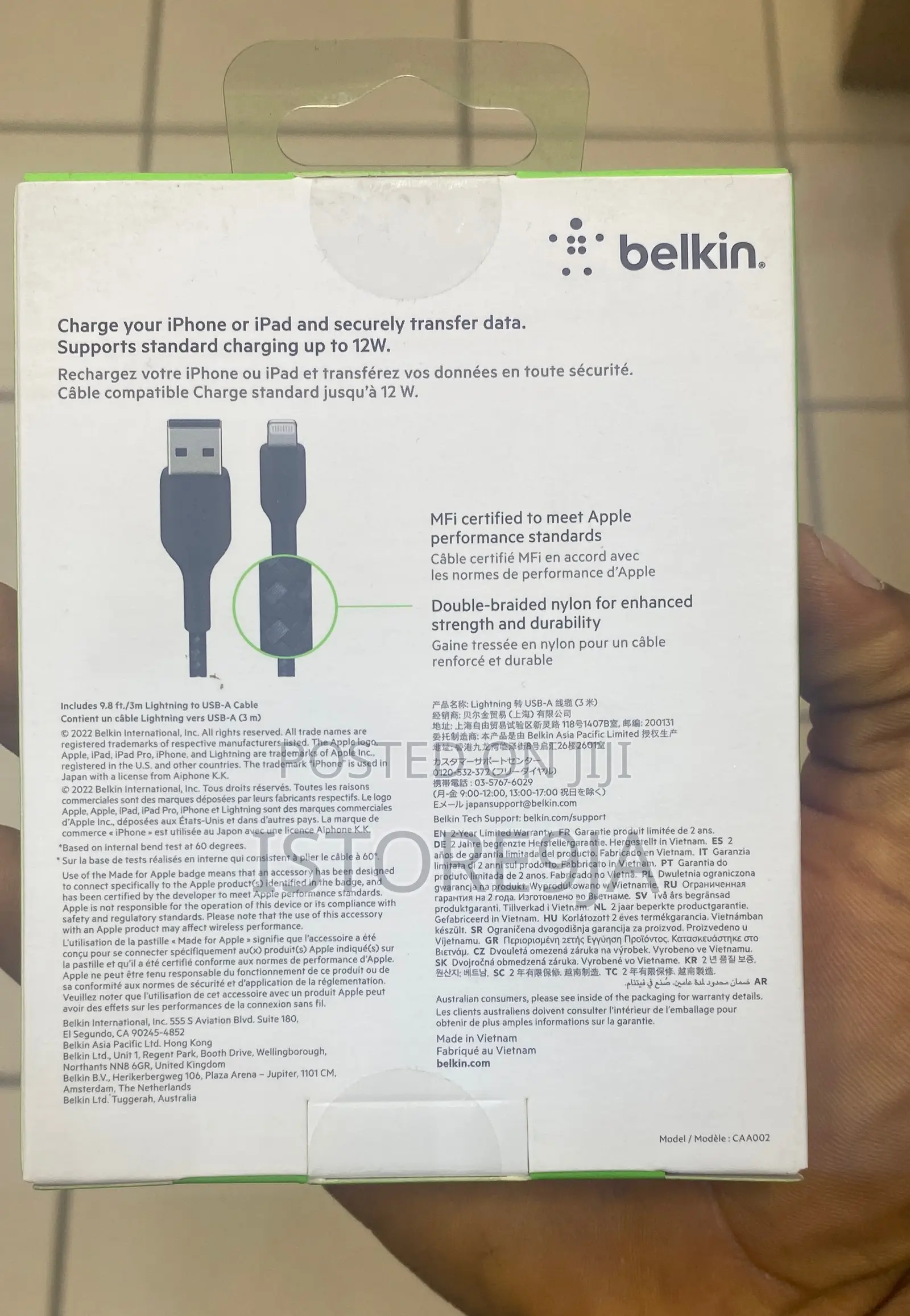 Belkin Boost Charge Flex USB-A With Lightning Connector