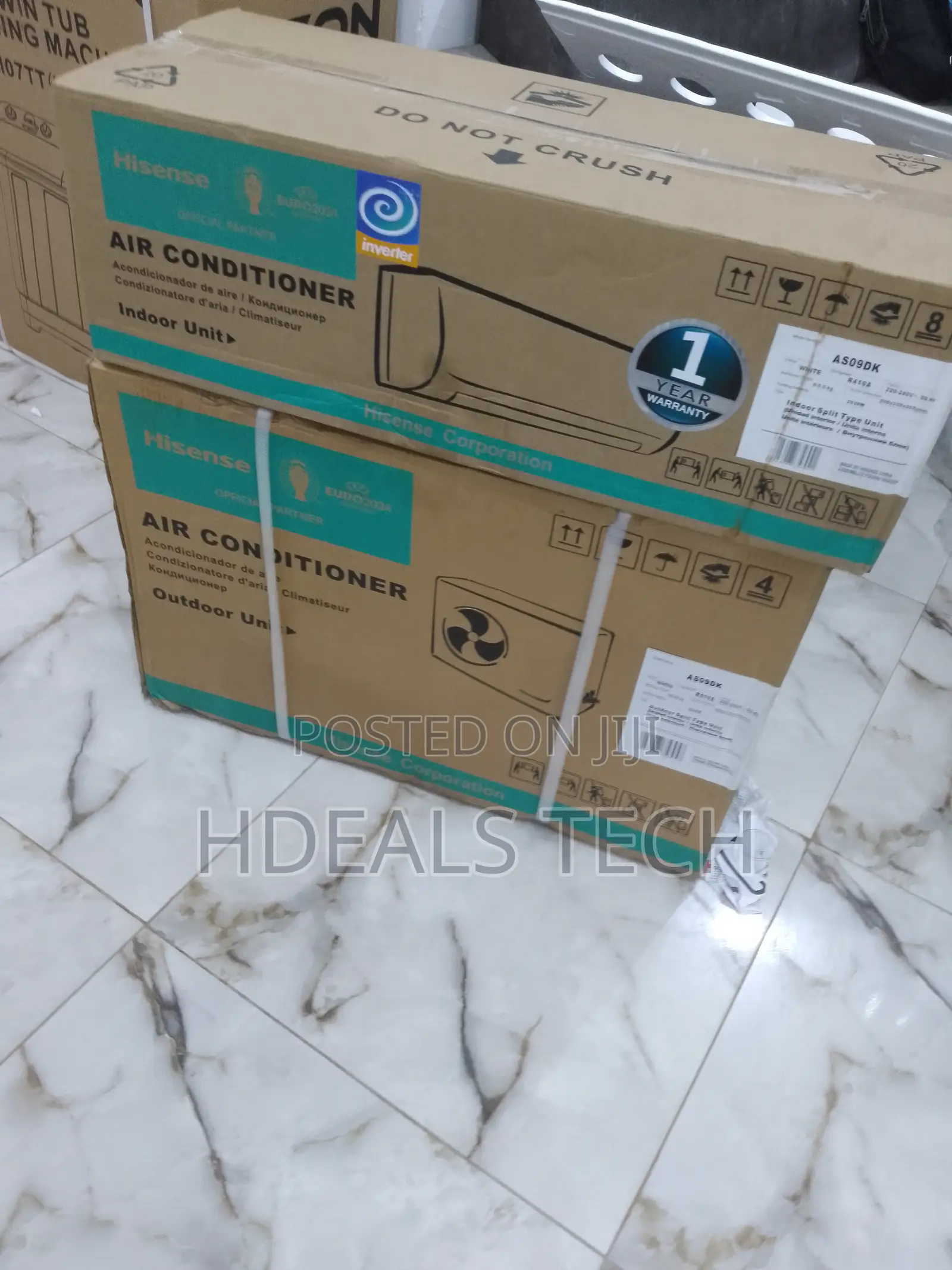 Hisense Split Inverter Air Conditioner Copper - 1HP.