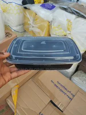 Black Disposable Plates - (50pcs)