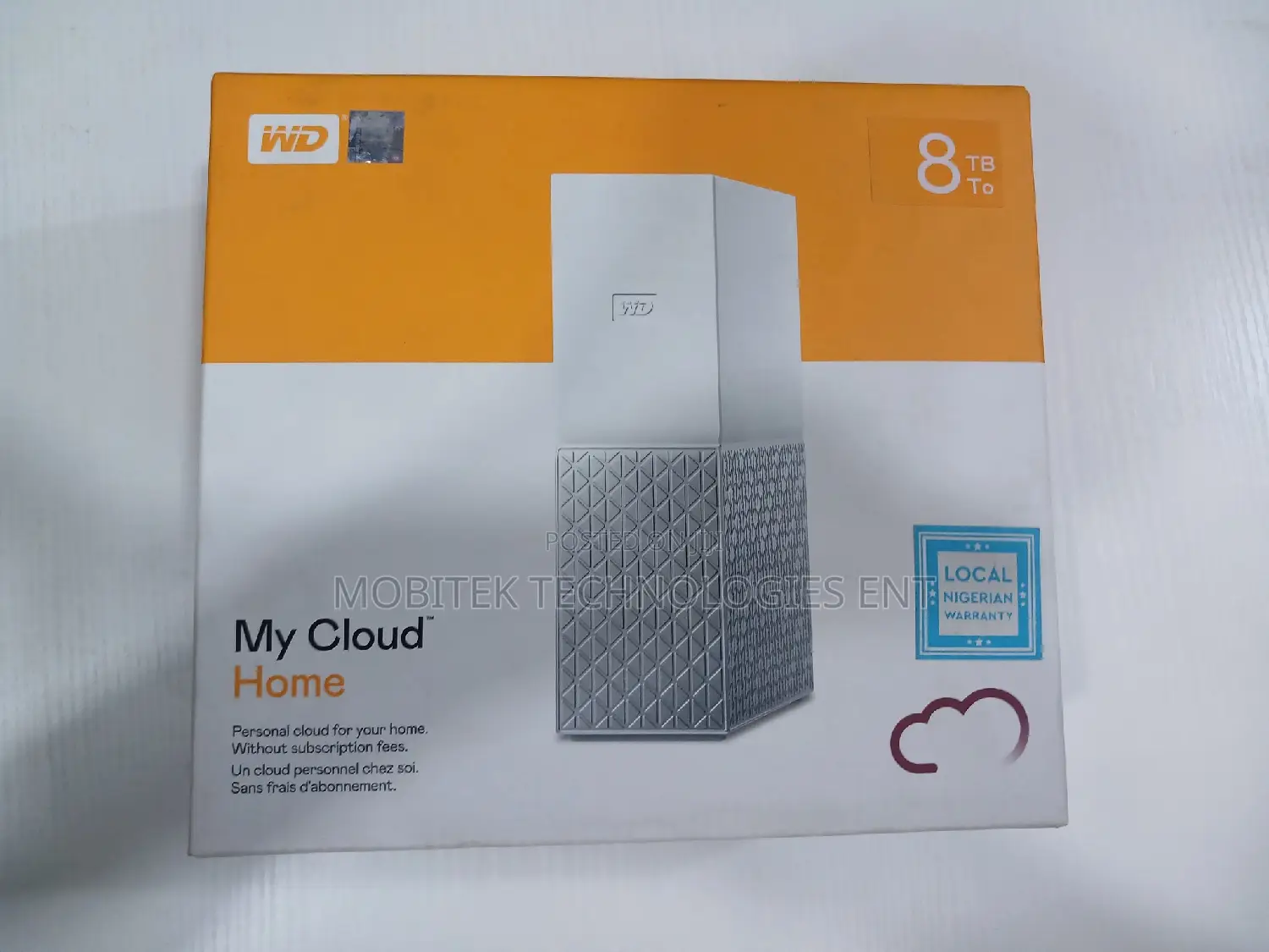 8tb Wd My Cloud Home Power Networking External Hard Drive
