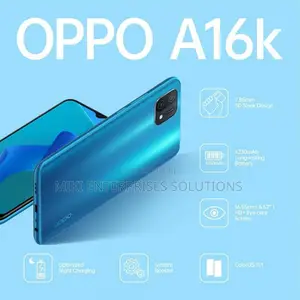 New Oppo A16K 64 GB Blue