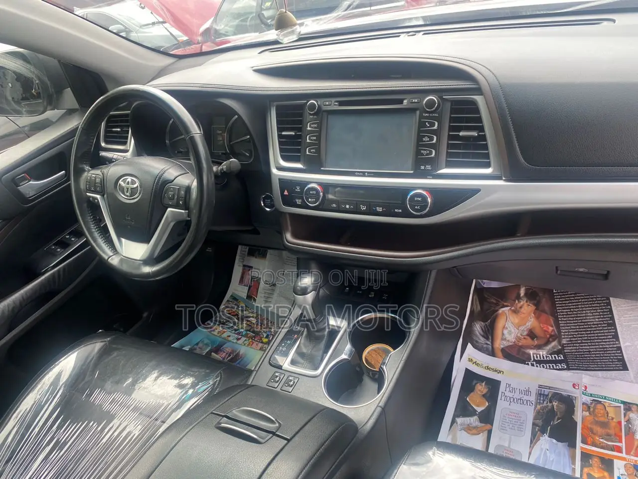 Toyota Highlander 2015 Red