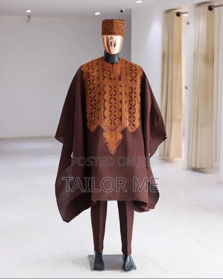 Classic Aso-Oke Agbada Bespoke for Kings