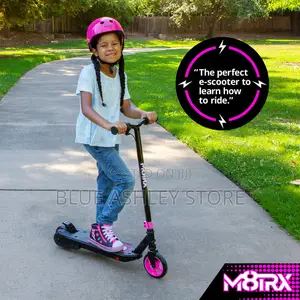 M8TRIX Blue 12V Electric Scooter for Kids Ages 6-12