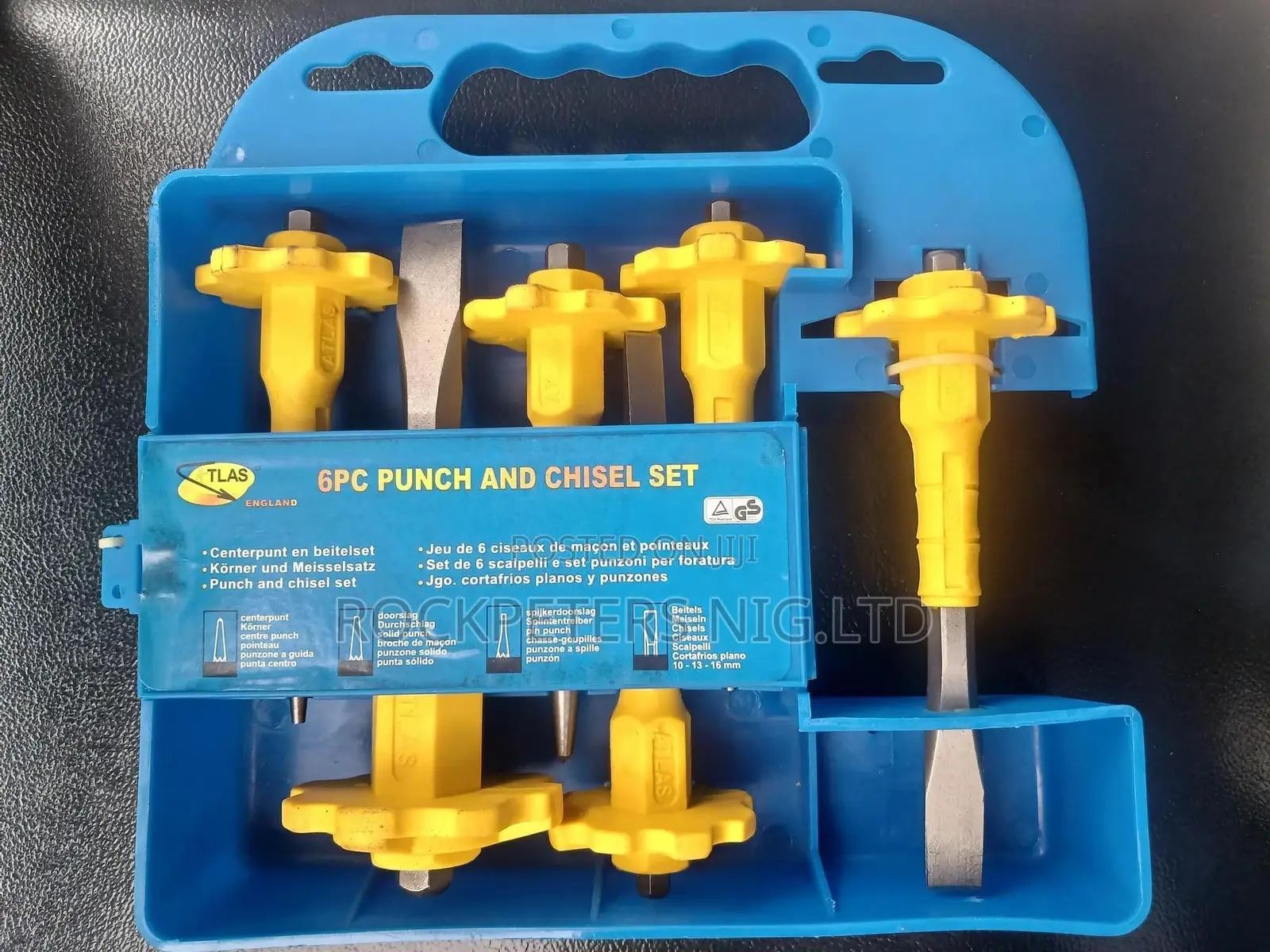ATLAS 6pc Punch Chisel Set