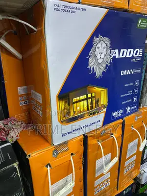 12v/220ah Addo Tubular Battery