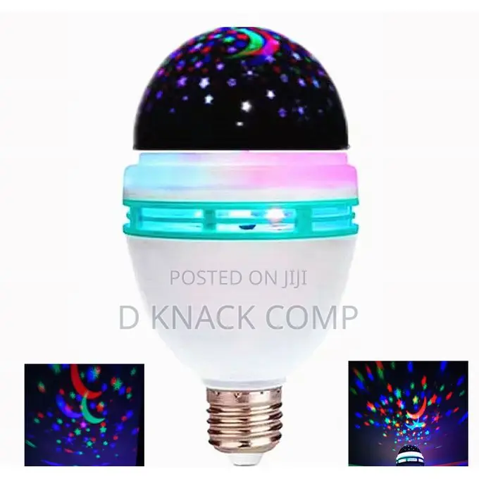 3W 220V Bar Party Disco Colorful Bubble Rotating Light