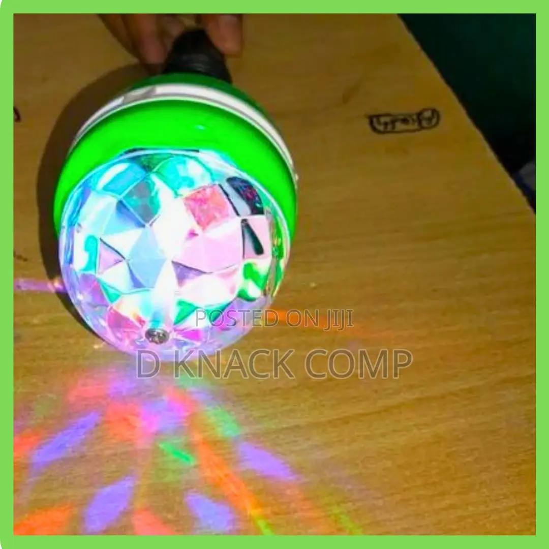 3W 220V Bar Party Disco Colorful Bubble Rotating Light