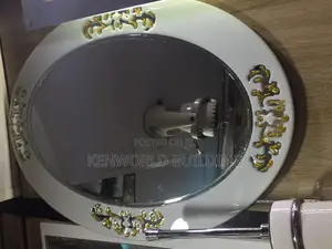 Oval Shape Framed Mirror