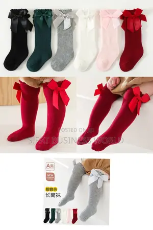 Photo - Top Quality Kid Girls Long Socks