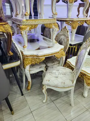 6seater Imported Turkish Royal Dining Table With Solid Chair