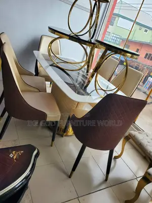 6seater Imported Turkish Marble Contemporary Dining Table