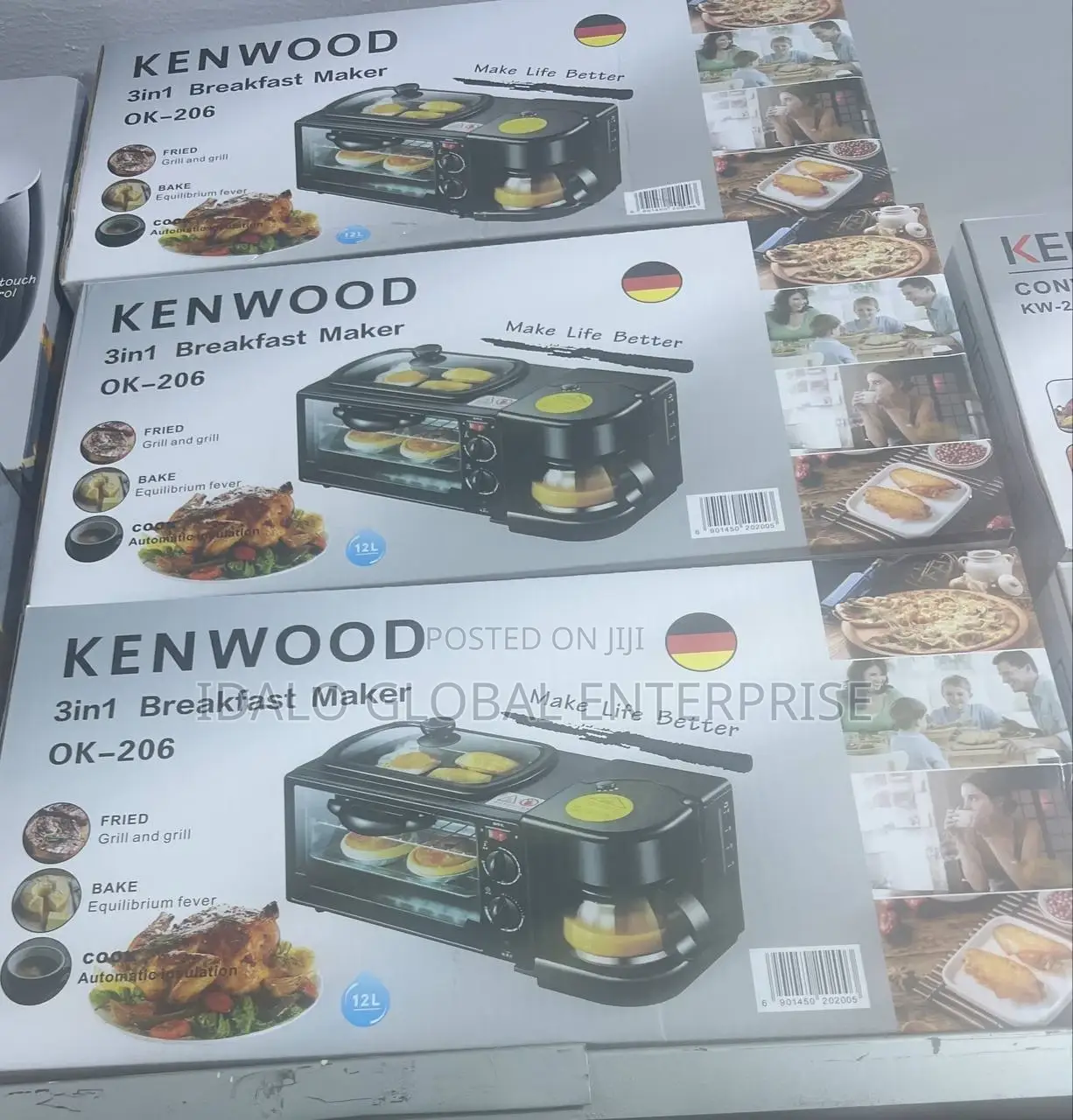 3in1 Breakfast Maker - Kenwood Multipurpose Breakfast Maker