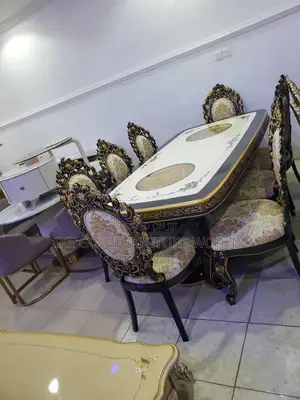 8seater High Classic Turkish Royal Family Dining Table