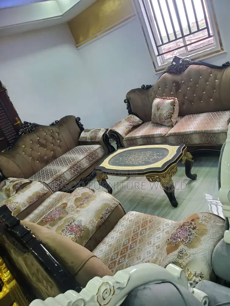 7seater Imported Turkish Royal Fabric Sofa Chair