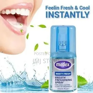 Photo - Medex Antibacterial Mouth Spray - Spearmint Mouth Odor Cor