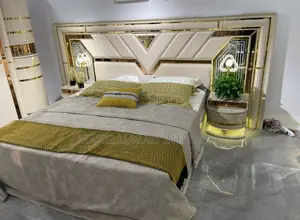 Complete Set of Foreign Bed With Console