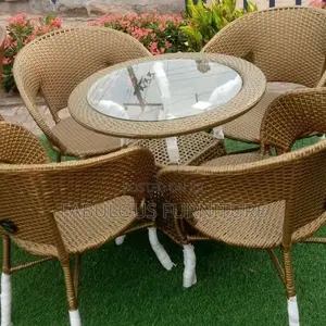 Rattan Outdoor Set / Dining Set by 4 Seaters as Seen