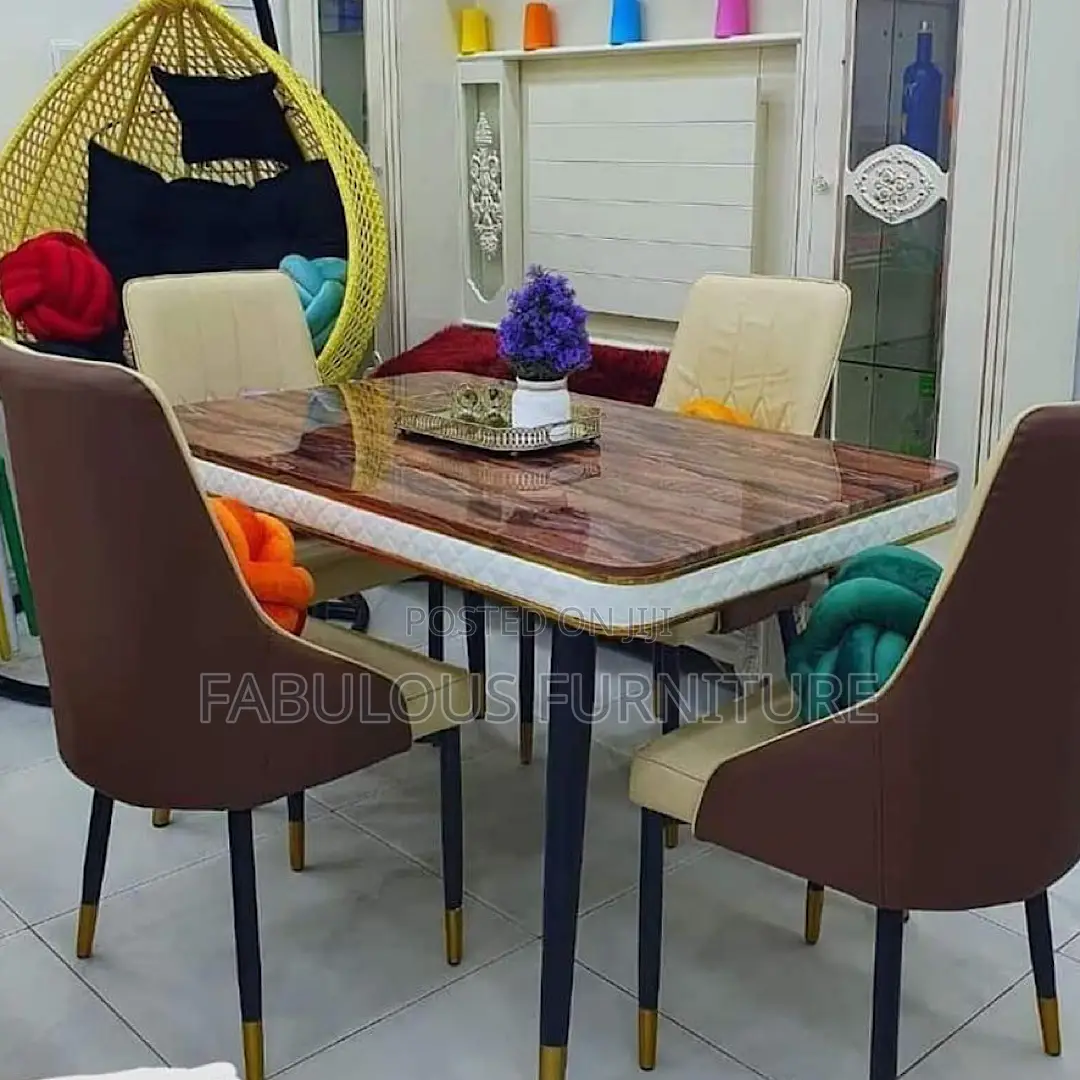 Quality Marble Top Dining Set