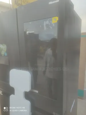 Hisense 4 Doors Inverter Fridge>Built 21"Inch TV >Dispenser