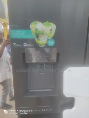 Hisense 4 Doors Inverter Fridge>Built 21"Inch TV >Dispenser