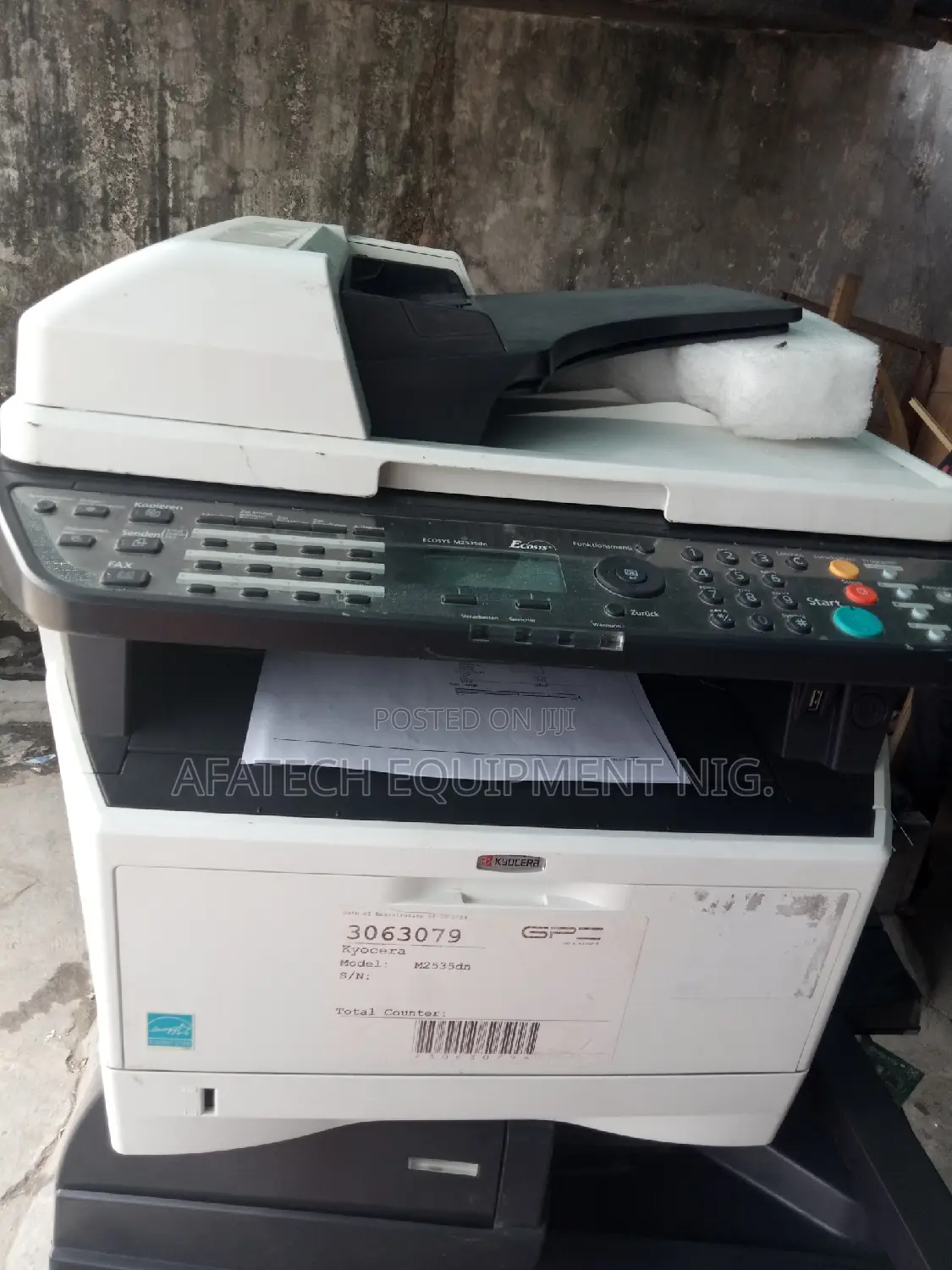 Kyocera Mita 1135 Photocopy Machine
