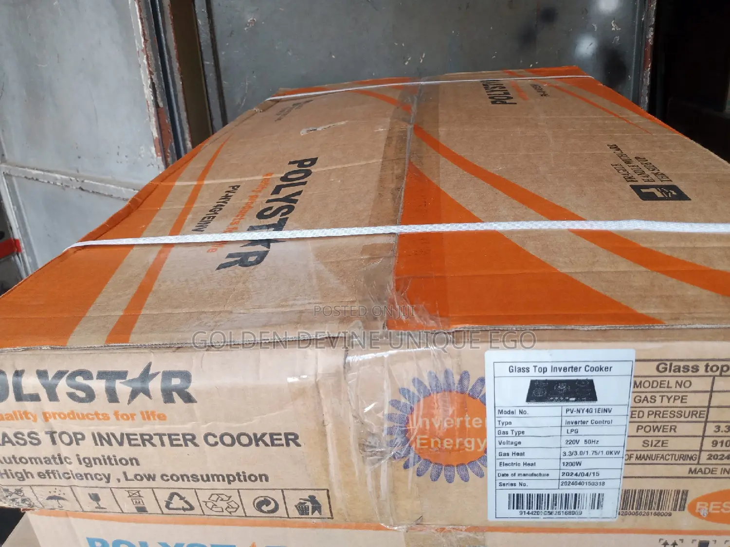 Polystar Glass Top Inverter Cooker