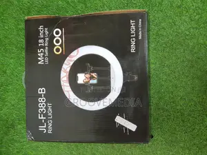 JL F388-B 18" Rechargeable Ringlight With Stand