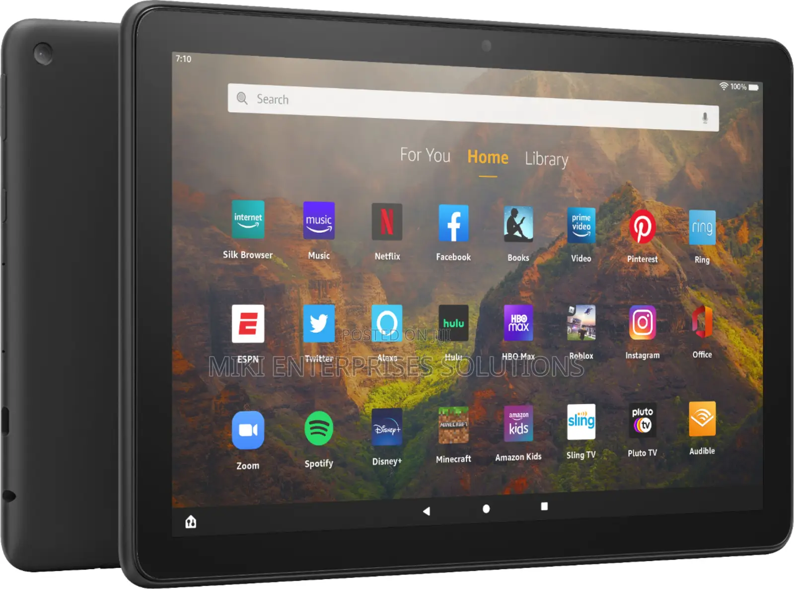 New Amazon Fire HD 10 64 GB Black