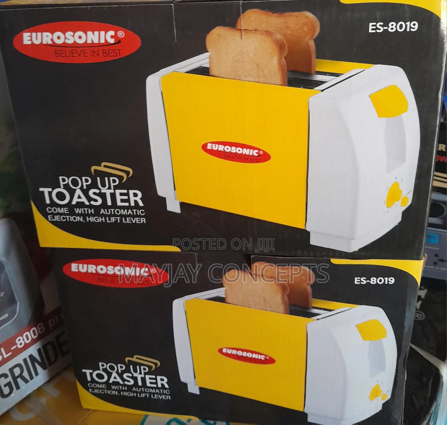 Eurosonic Pop-Up Toaster/Sandwich Maker-Automatic Ejection