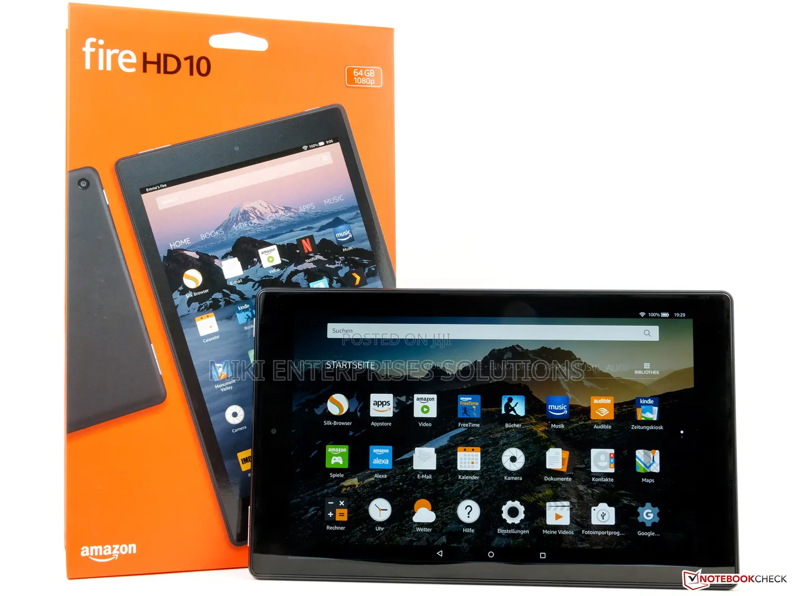 New Amazon Fire HD 10 64 GB Black