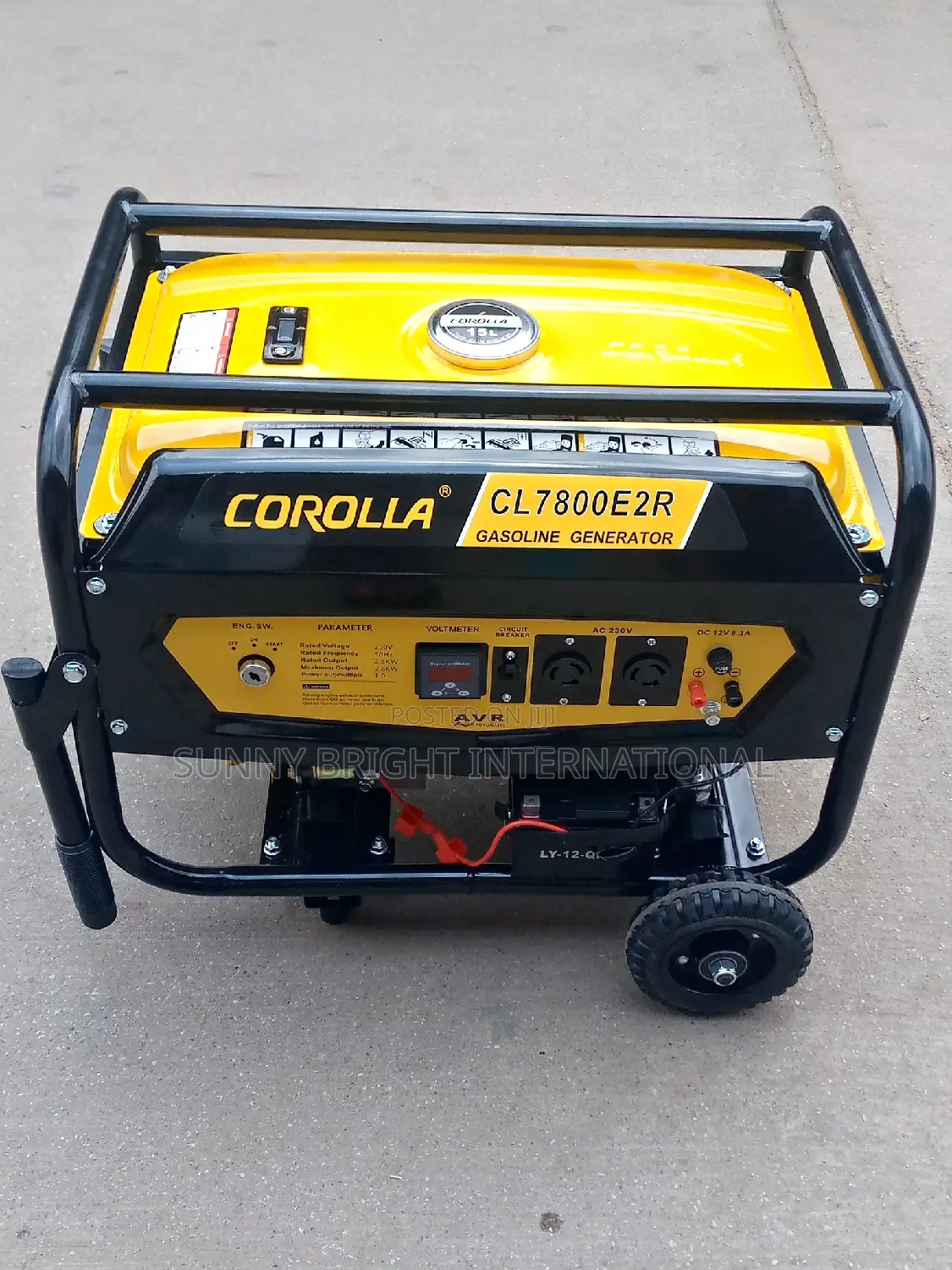Corolla Generator100% Copper 2.8kva