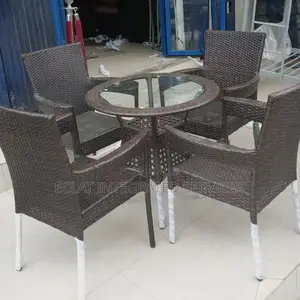 Rattan Chair and Table for Outdoor Function