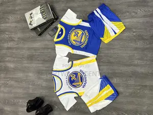 Golden State Warriors Kids JERSEY White and Blue Age 1 to 14