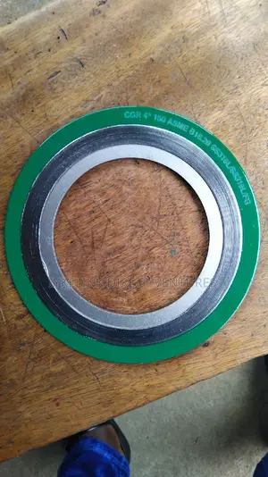 Spiral Wound Gasket CGR 4", 150 Asme B16.20, Ss316l/Ss316l/Fg