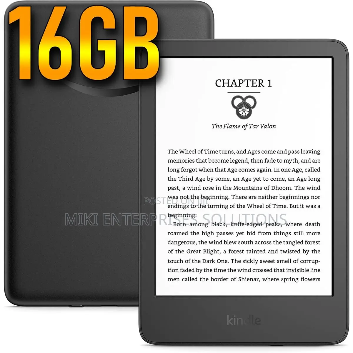 New Amazon Kindle Kids Edition 16 GB Black