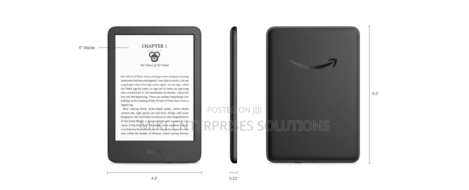 New Amazon Kindle Kids Edition 16 GB Black